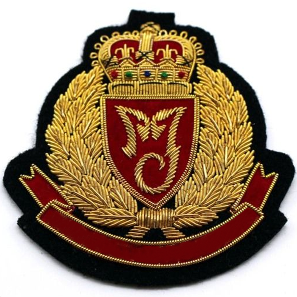 Bullion Wire Embroidery Badges Bullion Wire Embroidery Badges